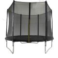 Trampolines Deluxe Round Sports Trampoline with Enclosure